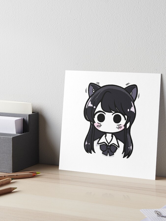 komi san can't communicate manga komi cat blush! iPad Case & Skin for Sale  by mushopea