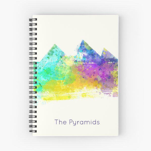 Item preview, The Pyramids of Egypt - Colourful Skyline designed and sold by SeraphineArts.