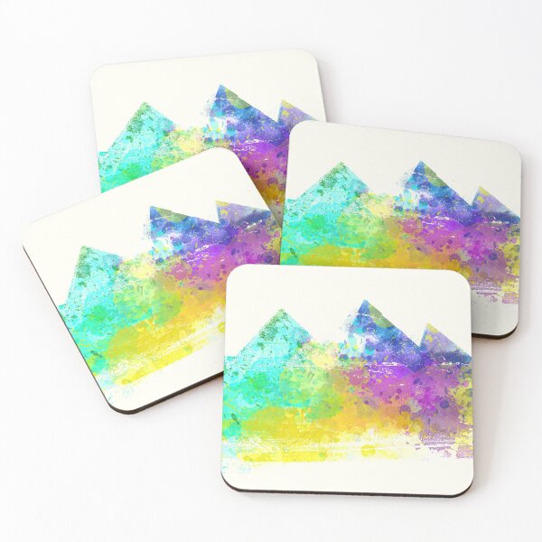 Item preview, The Pyramids of Egypt - Colourful Skyline designed and sold by SeraphineArts.