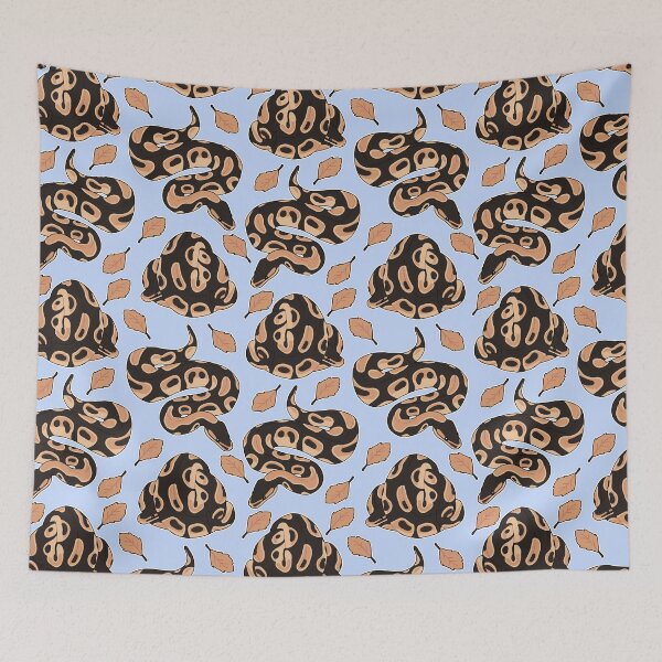 Item preview, Ball Python and Leaves designed and sold by SparkleSnake.