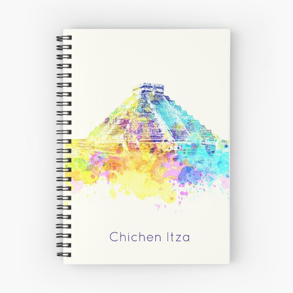 Item preview, Chichen Itza - Colourful Skyline designed and sold by SeraphineArts.