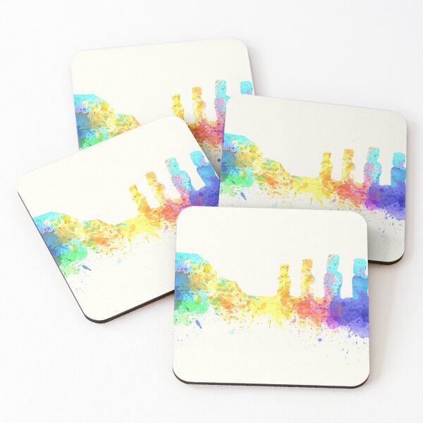 Item preview, Easter Island - Colourful Skyline designed and sold by SeraphineArts.