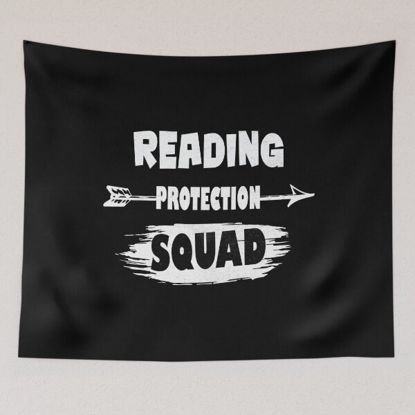 Item preview, Reading Protection Squad - Cute Books Appreciation print designed and sold by Grabitees.
