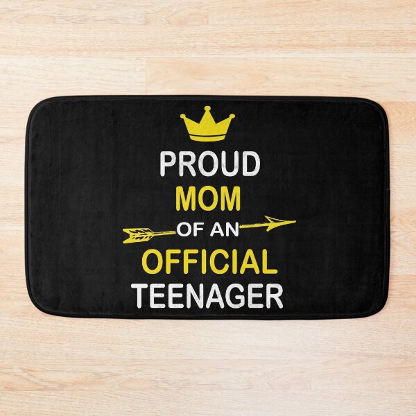 Item preview, Proud Mom Of An Official Teenager, 13th B-Day Party print designed and sold by Grabitees.