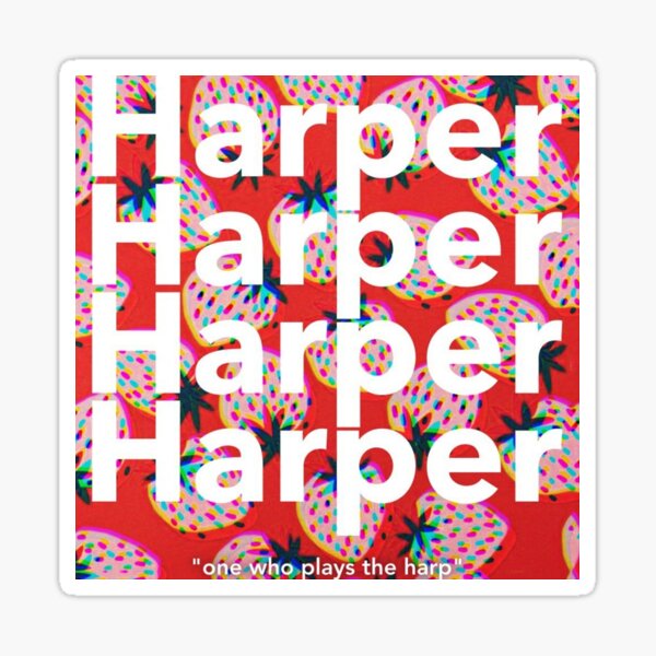 Harper Personalised Name Meaning Certificate