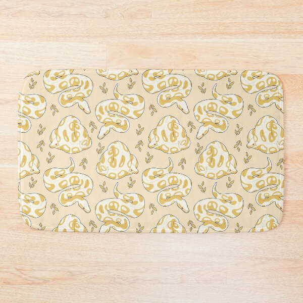 Item preview, Albino Ball Python and Leaves designed and sold by SparkleSnake.