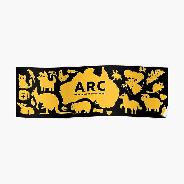 ARC Animals across Australia - in yellow Poster
