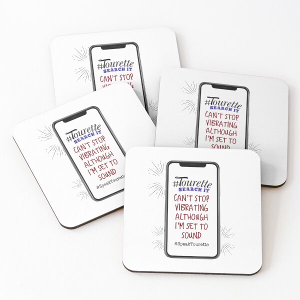 Item preview, Tourette - Can’t Stop Vibrating Although I’m Set To Sound - Tourettes Syndrome Awareness designed and sold by MJDezigns.