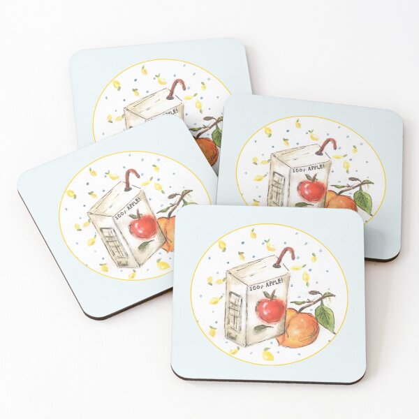 Item preview, apple juice and peach  designed and sold by urfriendthemoon.
