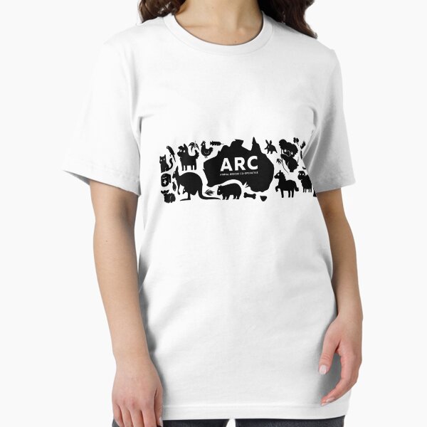 ARC Animals across Australia - black type Essential T-Shirt