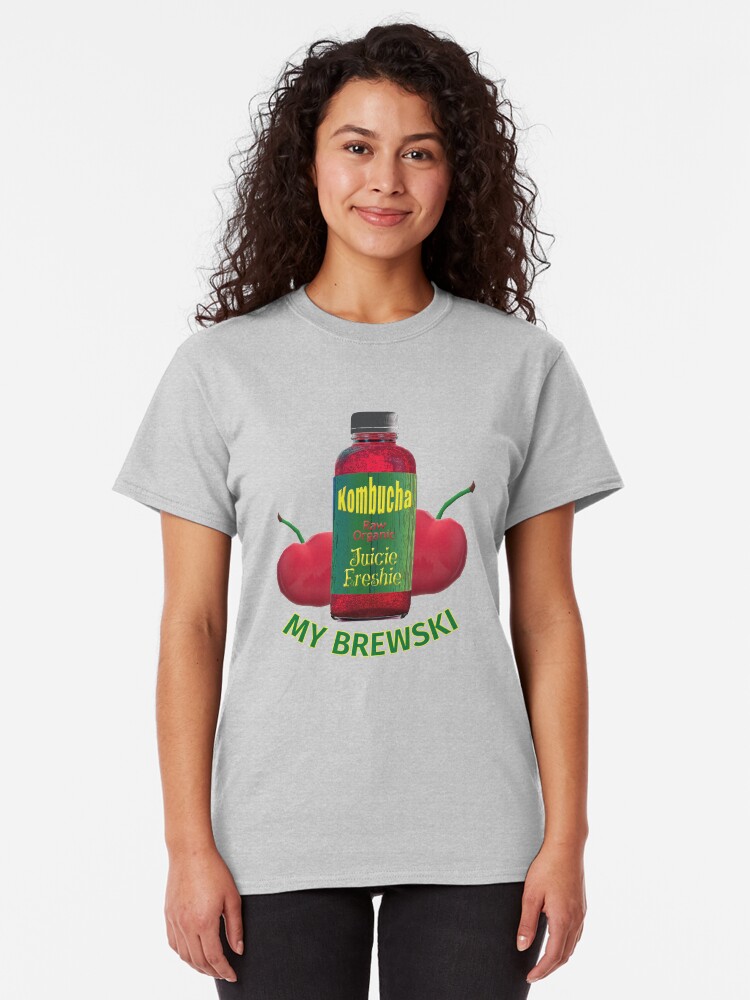 Alternate view of Kombucha. My Brewski. Classic T-Shirt