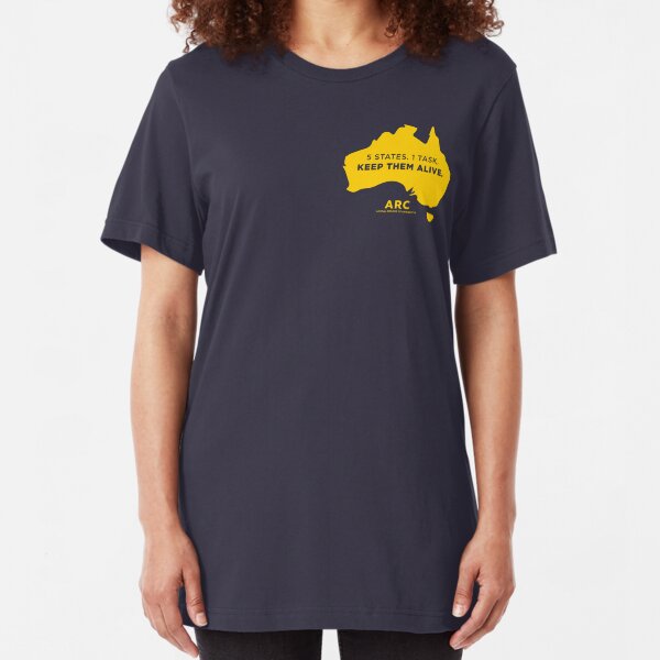 Animal Rescue Co-operative: 5 states. 1 task. Keep them alive - in yellow Slim Fit T-Shirt
