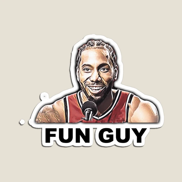 Fun Guy Kawhi Leonard Magnet for Sale by Wongkayznba Redbubble