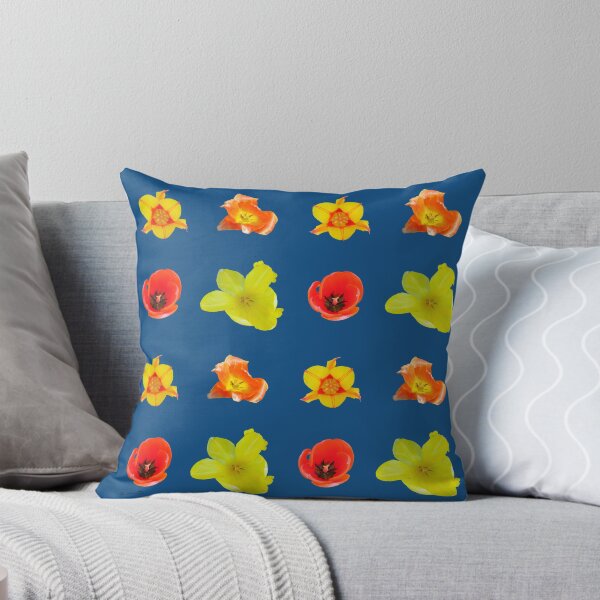 Aperçu de l'œuvre Tulipes sur classic blue créée et vendue par AHELENE.