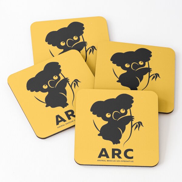 Item preview, Katie the ARC Koala - we are working hard for you little one - in yellow designed and sold by AnimalRescuers.