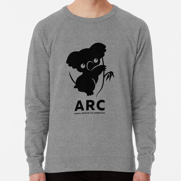 Katie the ARC Koala - we are working hard for you little one - in yellow Lightweight Sweatshirt