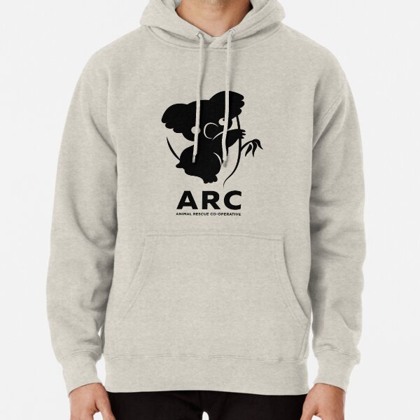 Katie the ARC Koala - estamos trabajando duro para ti pequeña - en amarillo Sudadera con capucha