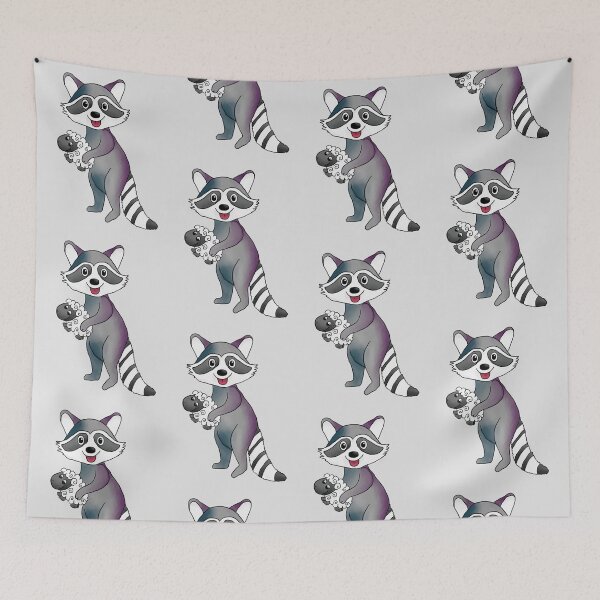 Item preview, Raccoon and sheep designed and sold by Blumchen.