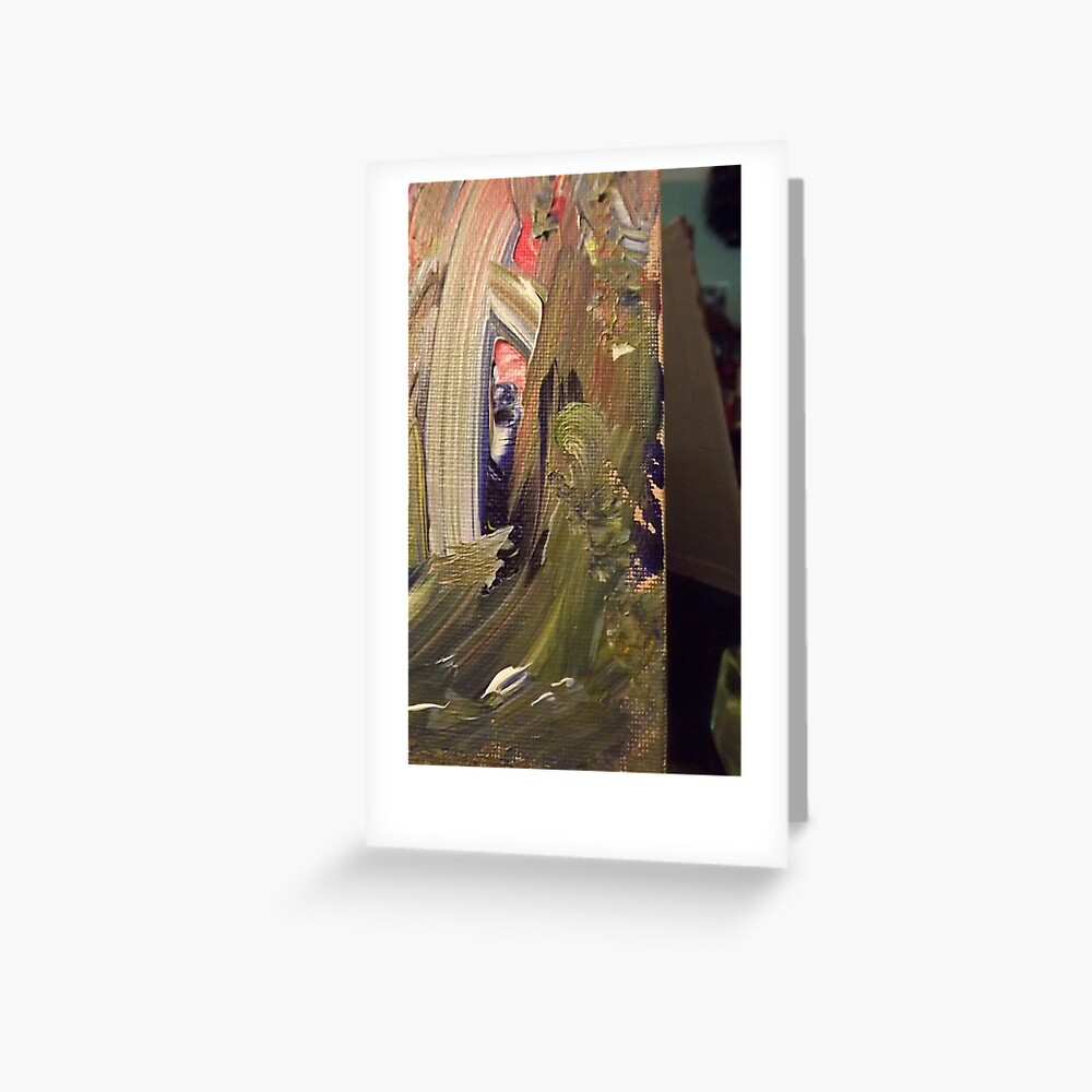 "Elana": Wood Sprite from Emerald's Domain Greeting Card