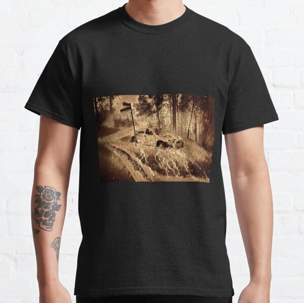 Ausgebranntes Auto, Australien Classic T-Shirt