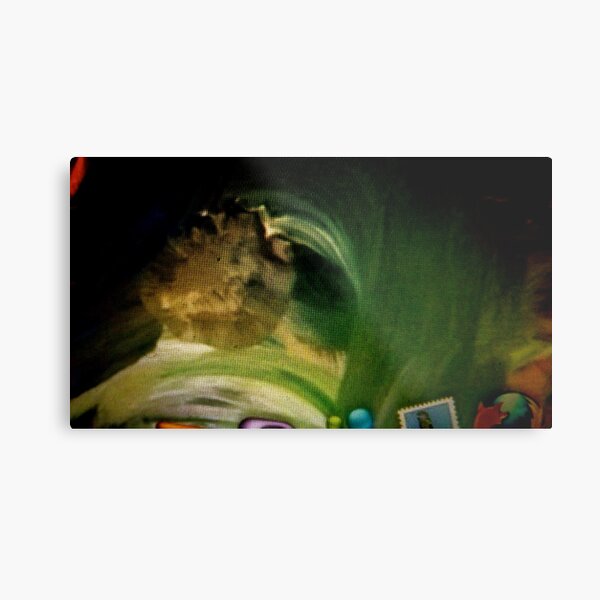 "Green": Detail from "Elementals" Metal Print