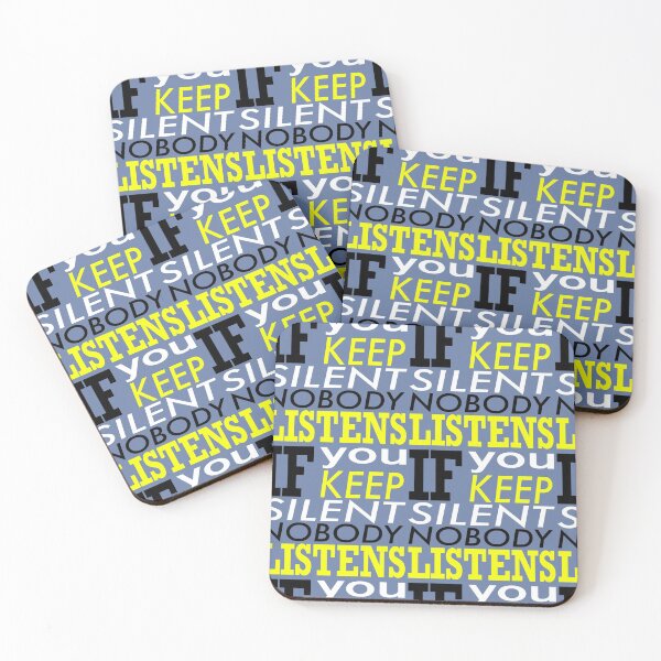 Item preview, If you keep silent nobody listens designed and sold by stephenignacio.