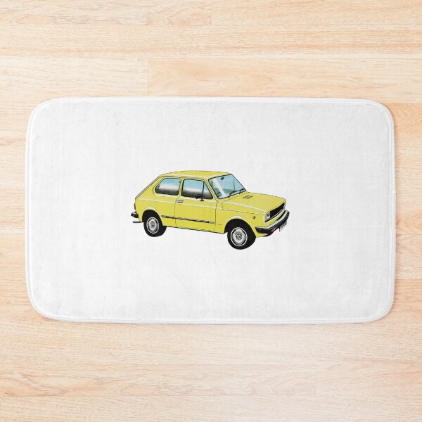 Item preview, Fiat 127 Hatchback illustration designed and sold by Retroblast.