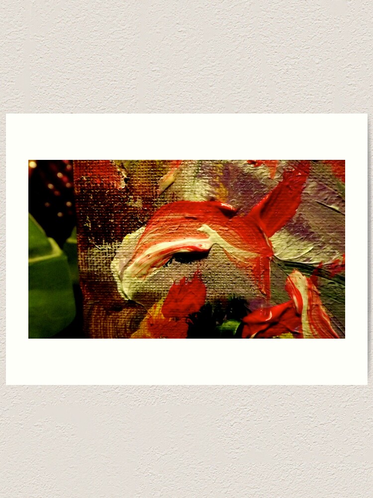 Alternate view of "Here's Lookin' at YOU, Kid....": Detail from "From Christmas to Easter" Art Print