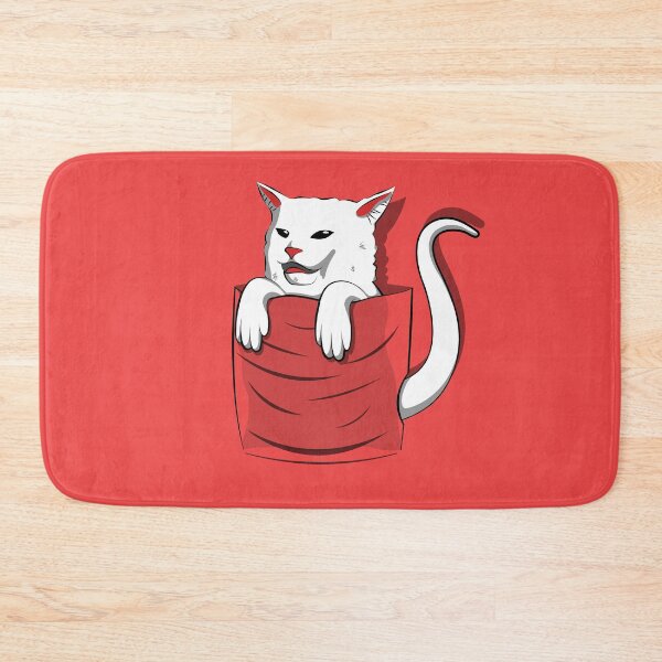 Item preview, Cat Meme Woman Yelling At Table Dinner Pocket Version designed and sold by Mfk Clothes.