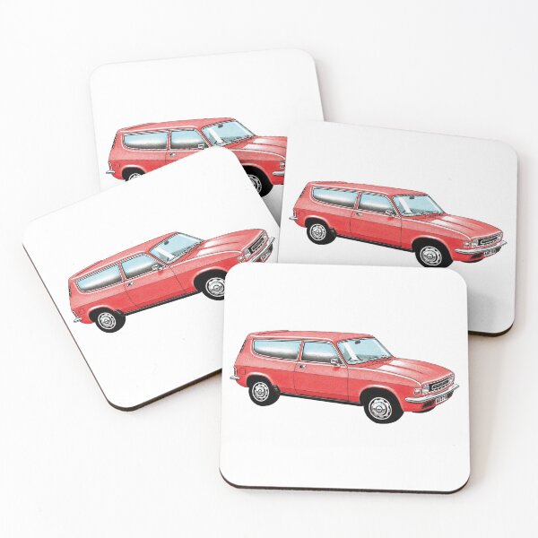Item preview, Austin Allegro Estate in red illustration designed and sold by Retroblast.