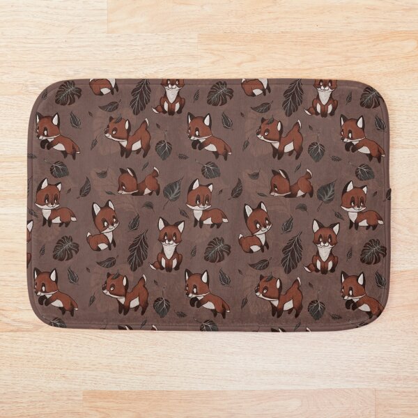 Item preview, Baby Foxes chasing Leaves - Cute pattern & design designed and sold by MonoMano.