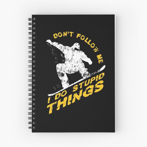 Item preview, Don't Follow Me I Do Stupid Things Ski Winter Skii designed and sold by MooonTees.