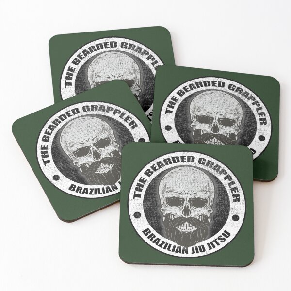 Item preview, Funny Brazilian Jiu Jitsu Bjj The Bearded Grappler Distressed  designed and sold by rollcanics.