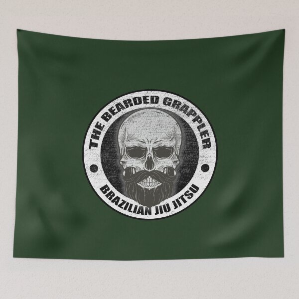 Item preview, Funny Brazilian Jiu Jitsu Bjj The Bearded Grappler Distressed  designed and sold by rollcanics.