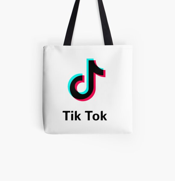 Tik Tok Bolsa estampada de tela
