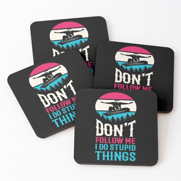 Item preview, Don't Follow Me I Do Stupid Things Ski Winter Skii designed and sold by MooonTees.