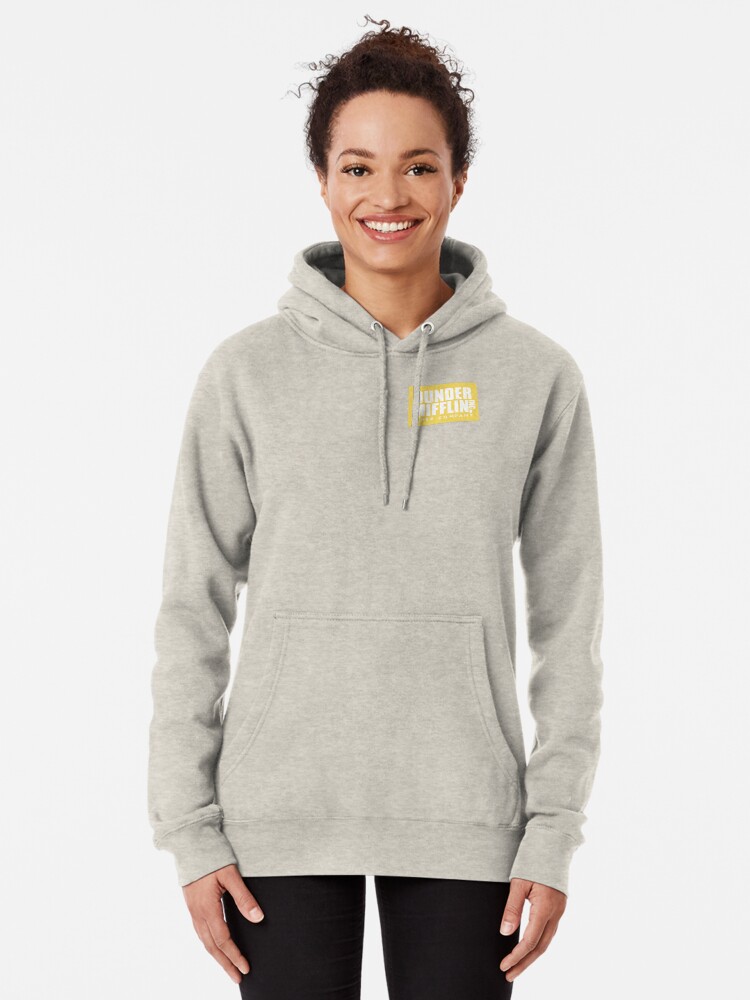 yellow dunder mifflin hoodie