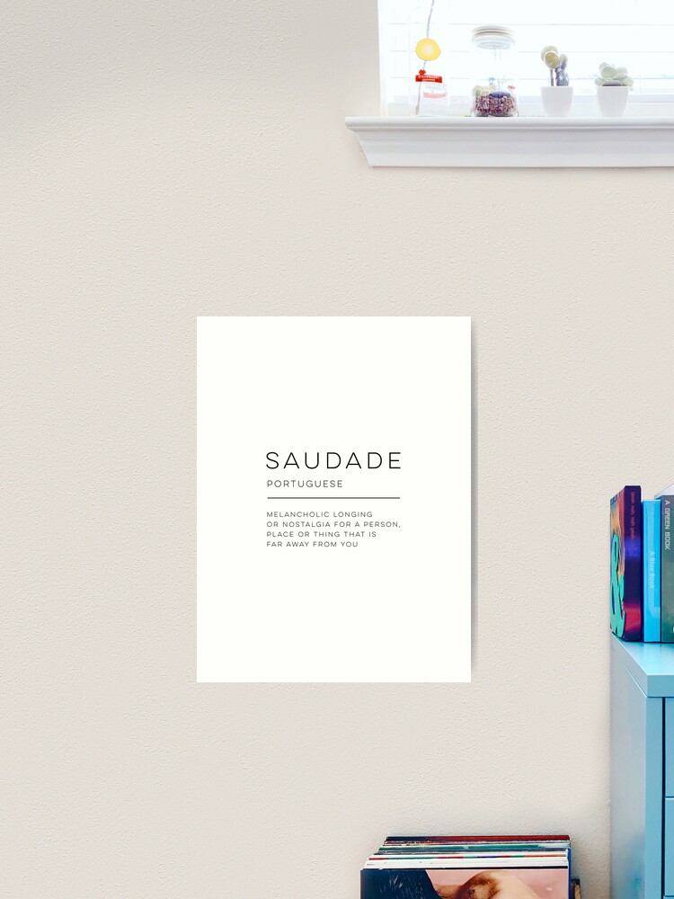 📖 Word of the Day: SAUDADE • /saʊˈdɑːdə/ noun • (in Portuguese folk  culture) a deep emotional state of melancholic longing for a person…