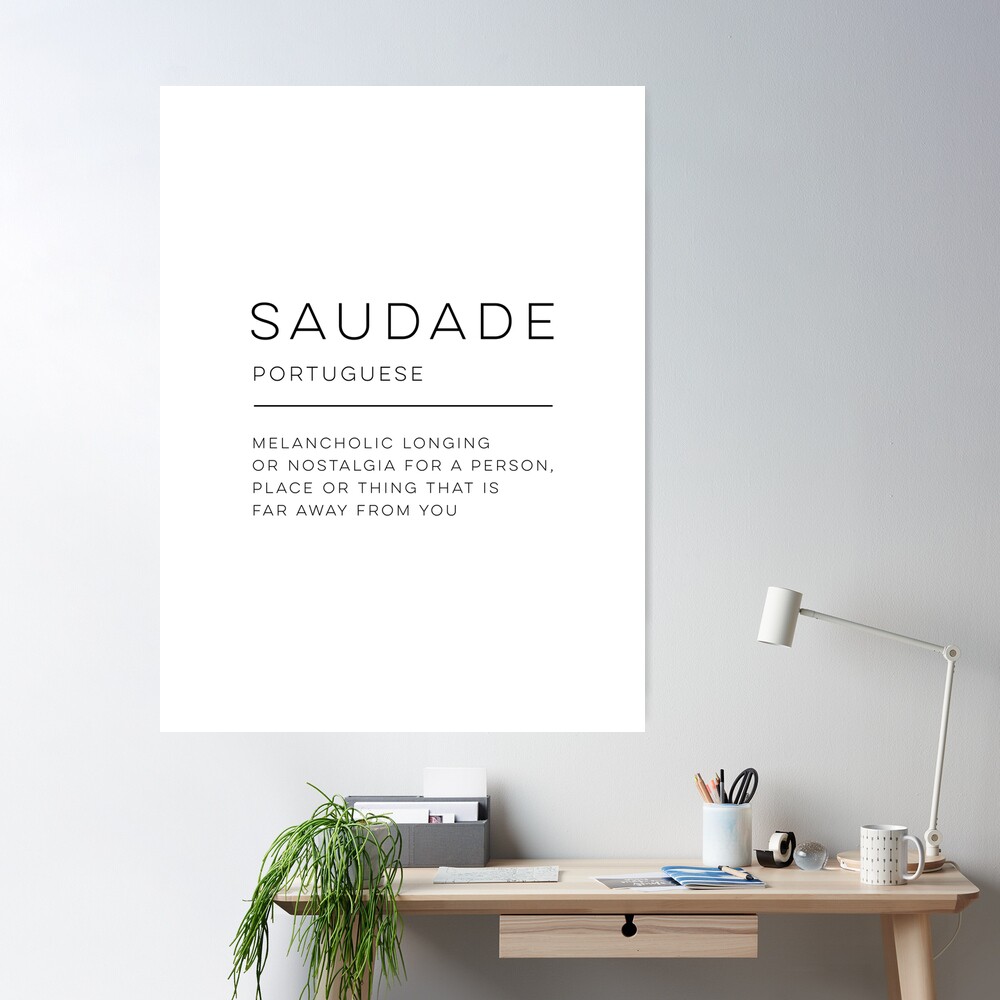 📖 Word of the Day: SAUDADE • /saʊˈdɑːdə/ noun • (in Portuguese folk  culture) a deep emotional state of melancholic longing for a person…