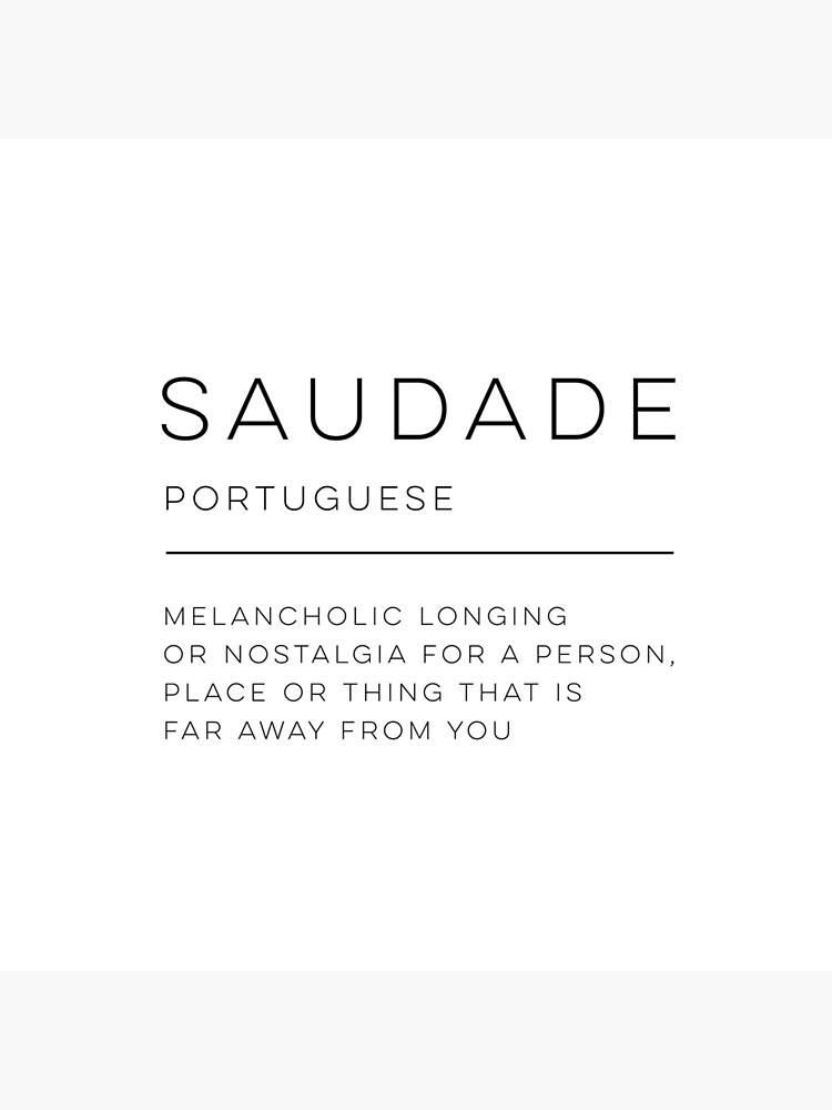 Saudade Definition 