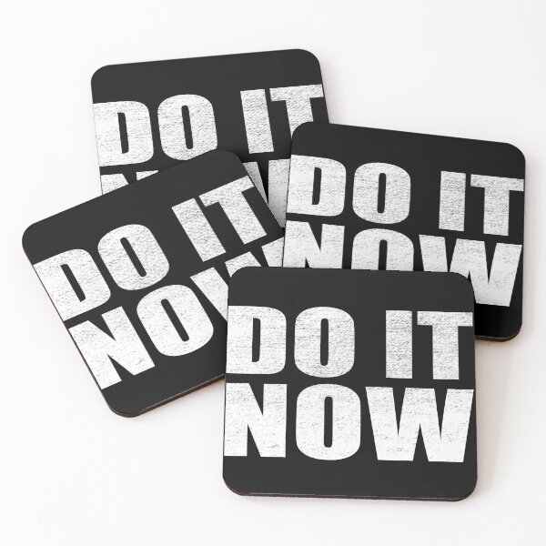 Item preview, Distressed Do It Now Funny Motivation Gift designed and sold by rollcanics.