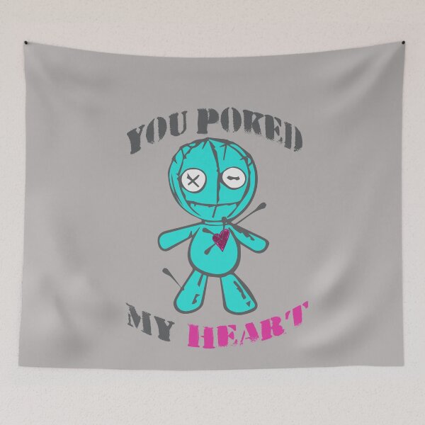 Item preview, You Poked my Heart Voodoo doll designed and sold by tarek25.
