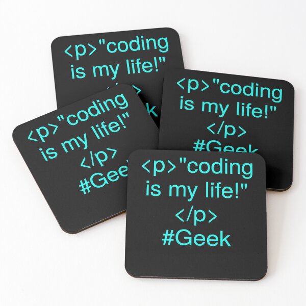 Item preview, geek coding html black designed and sold by Mal Ganis.