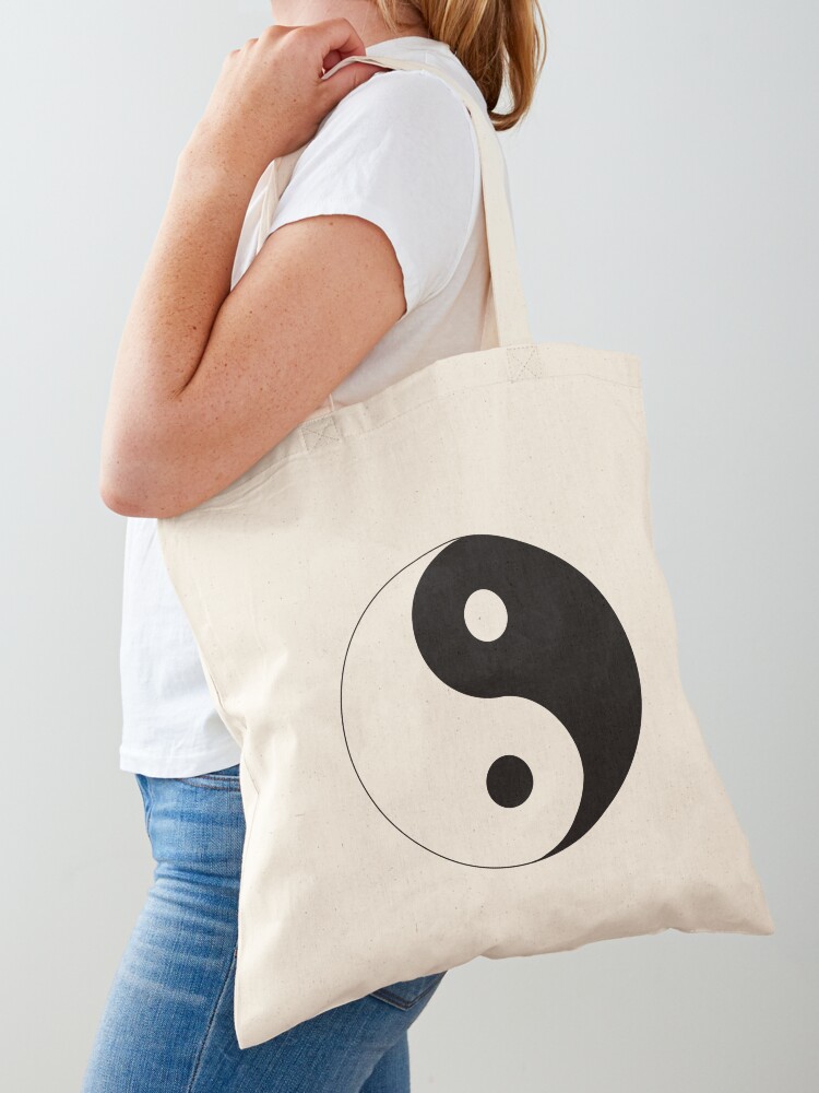 AE Yin Yang Smiley® Denim Tote Bag