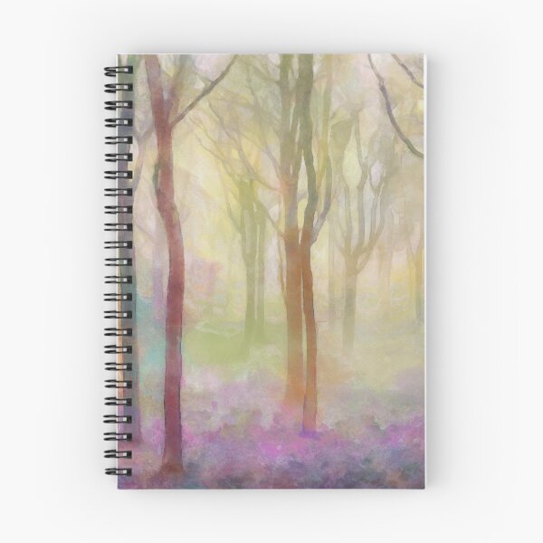 Item preview, Colorful woods painting designed and sold by chris-ellis-art.