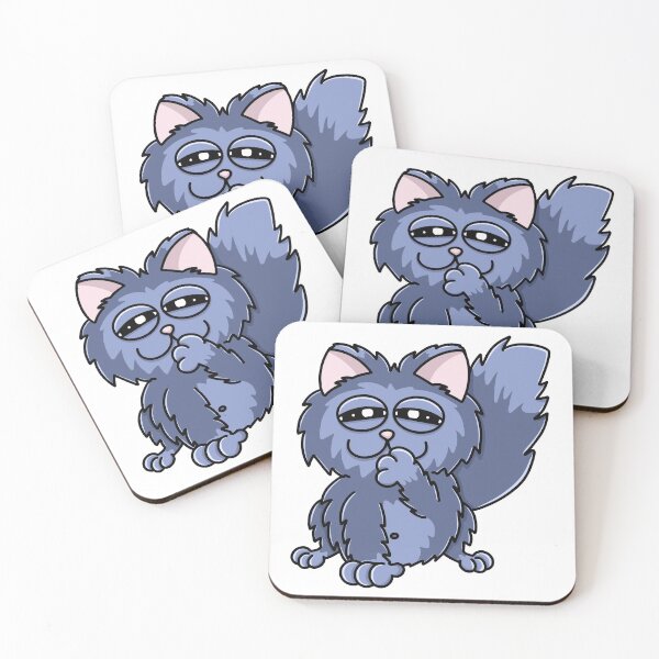 Item preview, Cute Blue Cat designed and sold by Yaad.