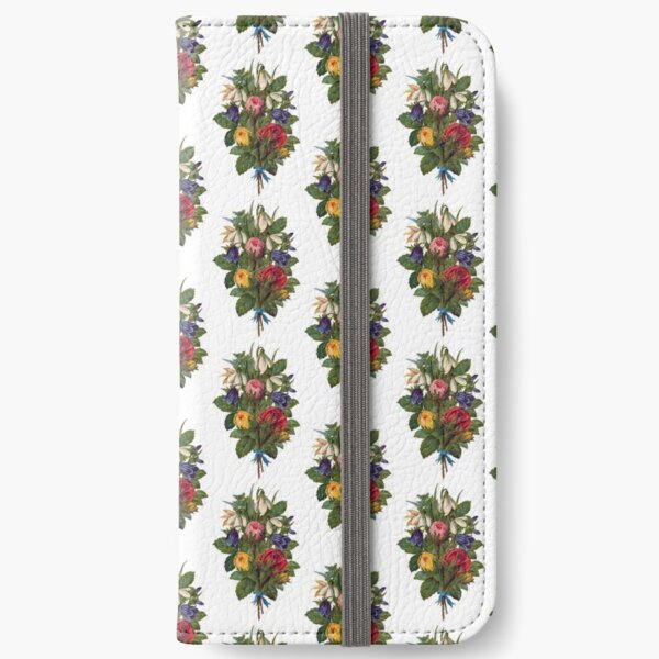 Shabby Chic Fowers iPhone Wallet