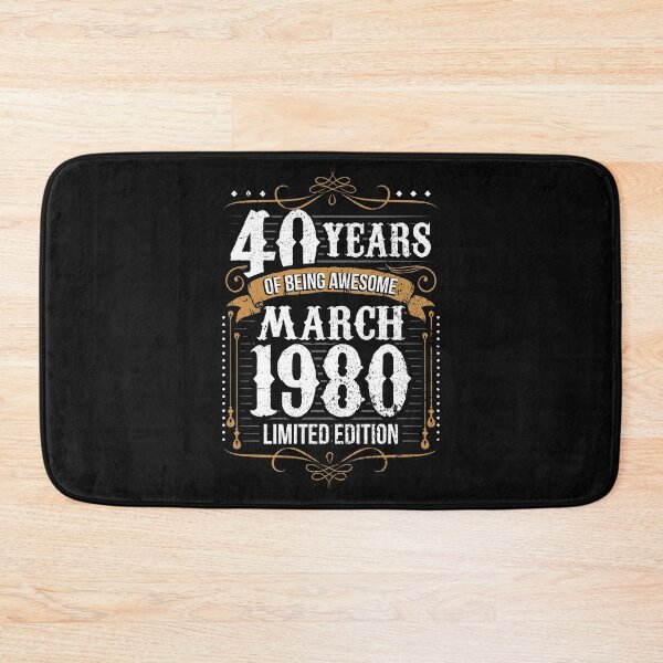 Item preview, 40 Years of Being Awesome March 1980 Limited Edition  designed and sold by Mrpotts73.