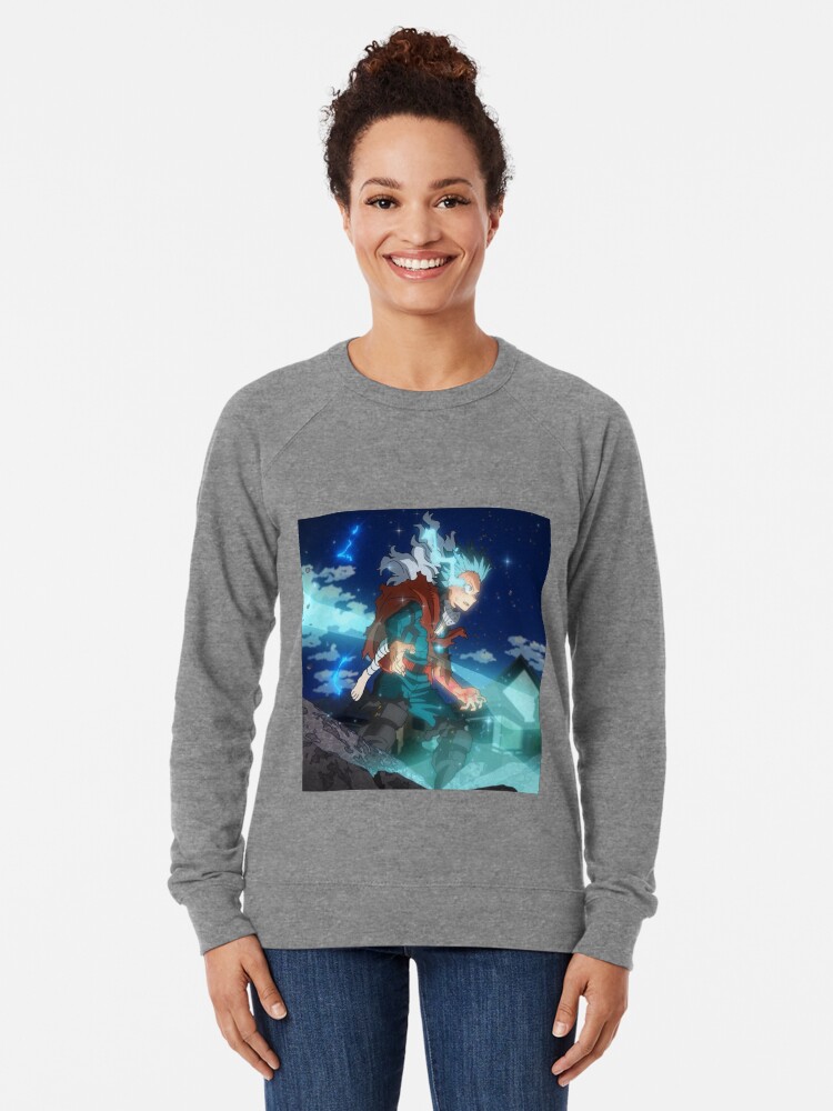 "MHA Deku x Eri 100%" Lightweight Sweatshirt by LegendOtk | Redbubble