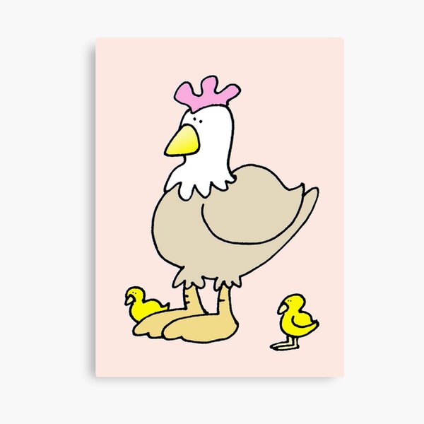 Chickens Canvas Print